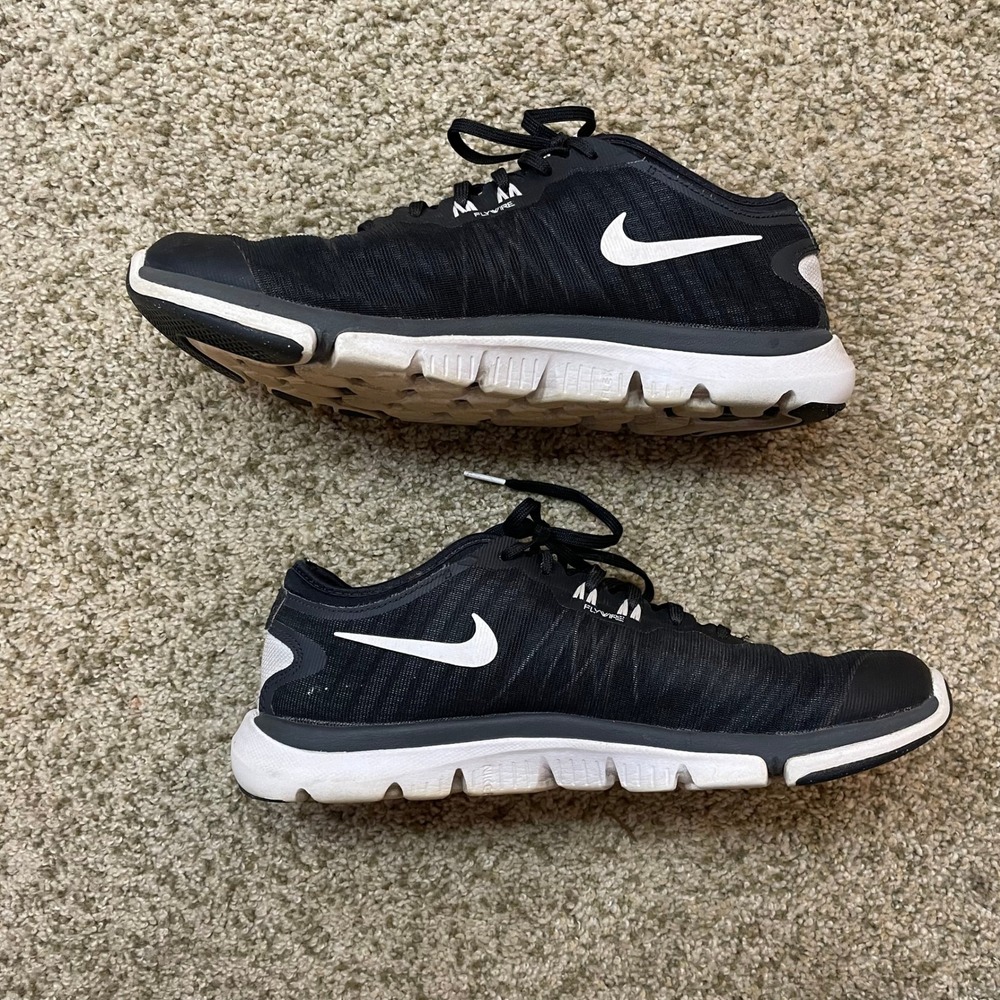Nike Training Flex Supreme TR 4 Black White Flywire Sneakers Womens 9 Run